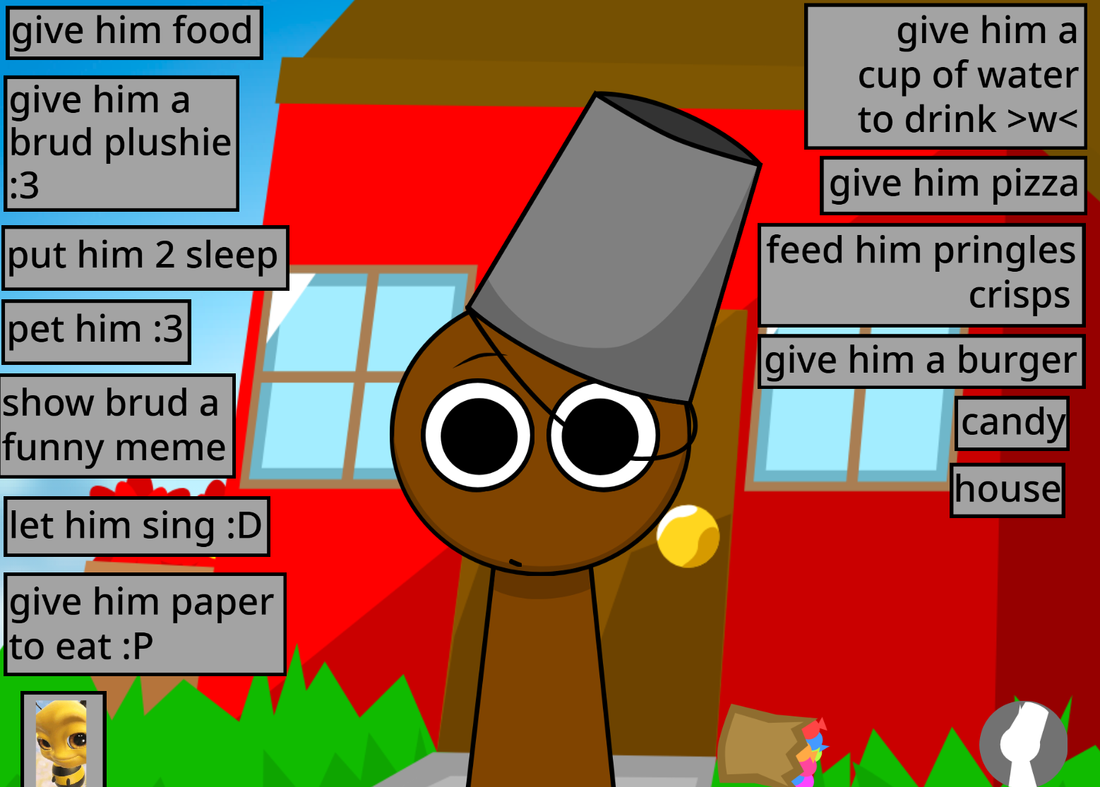 Interactive Brud Simulator - Poke, Chat & Unlock Hidden Reactions with Sprunki's Chillest Character