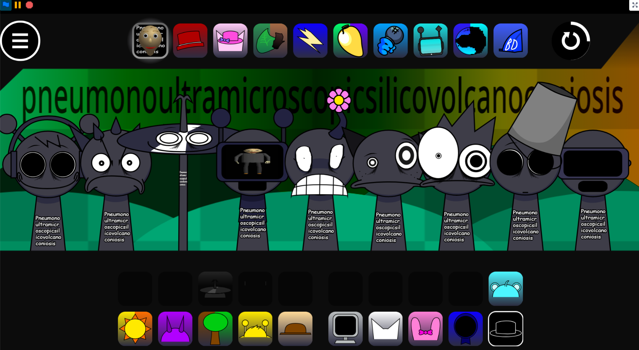 Sprunki Pneumonoultramicroscopicsilicovolcanoconiosis - The 45-Letter Mod That Transforms from Cartoonish Chaos to Eerie Underworld Horror