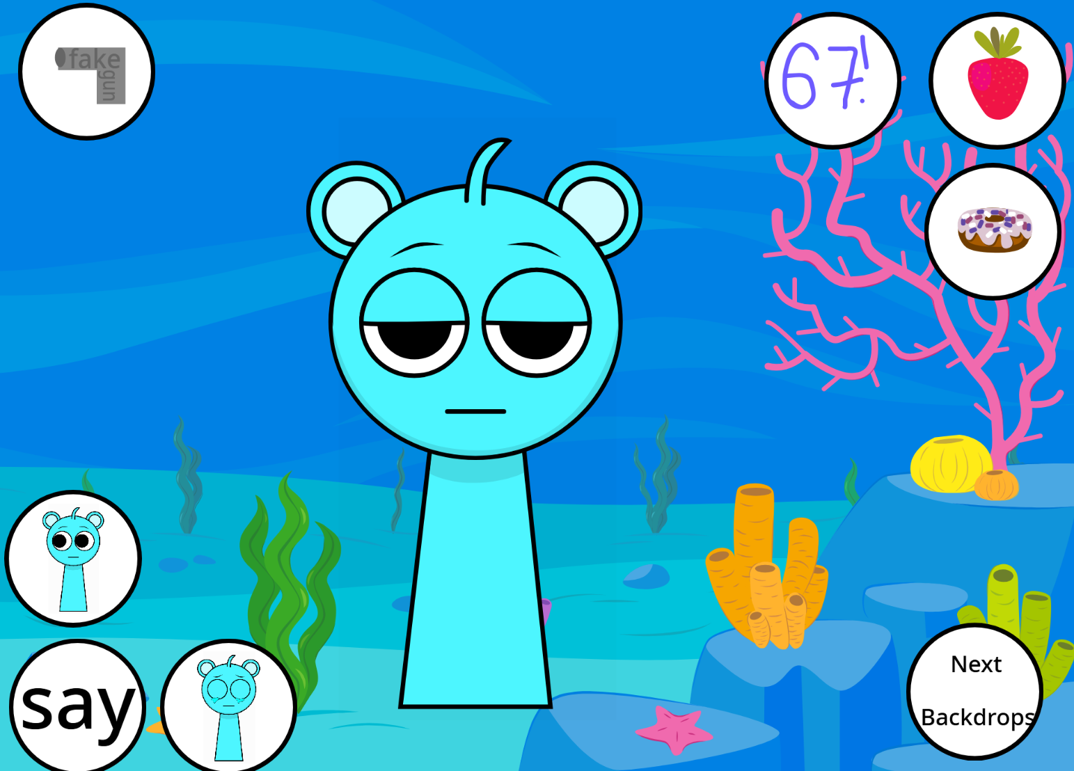 Sprunki Talking Sky - Meet the Cyan-Blue Polar Bear That's Melting Hearts in 8 Interactive Ways